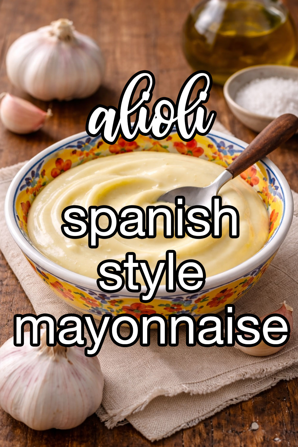 Alioli (Spanish-Style Garlic Mayonnaise) Recipe