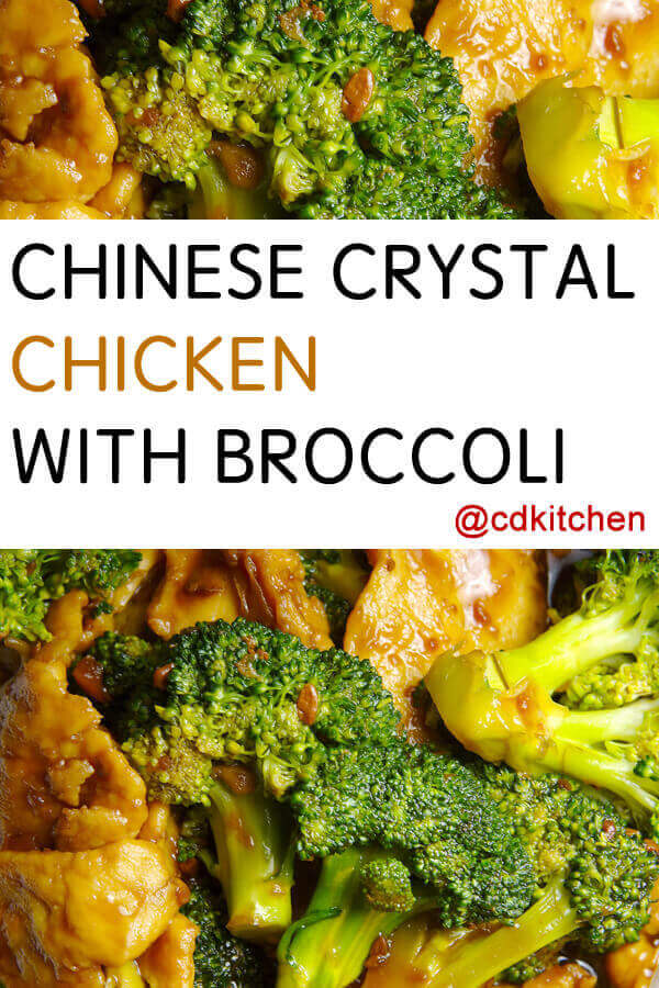 Chinese Crystal Chicken With Broccoli Recipe
