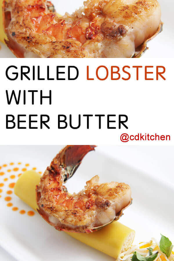Grilled Lobster With Beer Butter Recipe