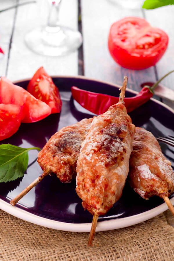 Ground Lamb Skewers with Date and Fig Chutney Recipe