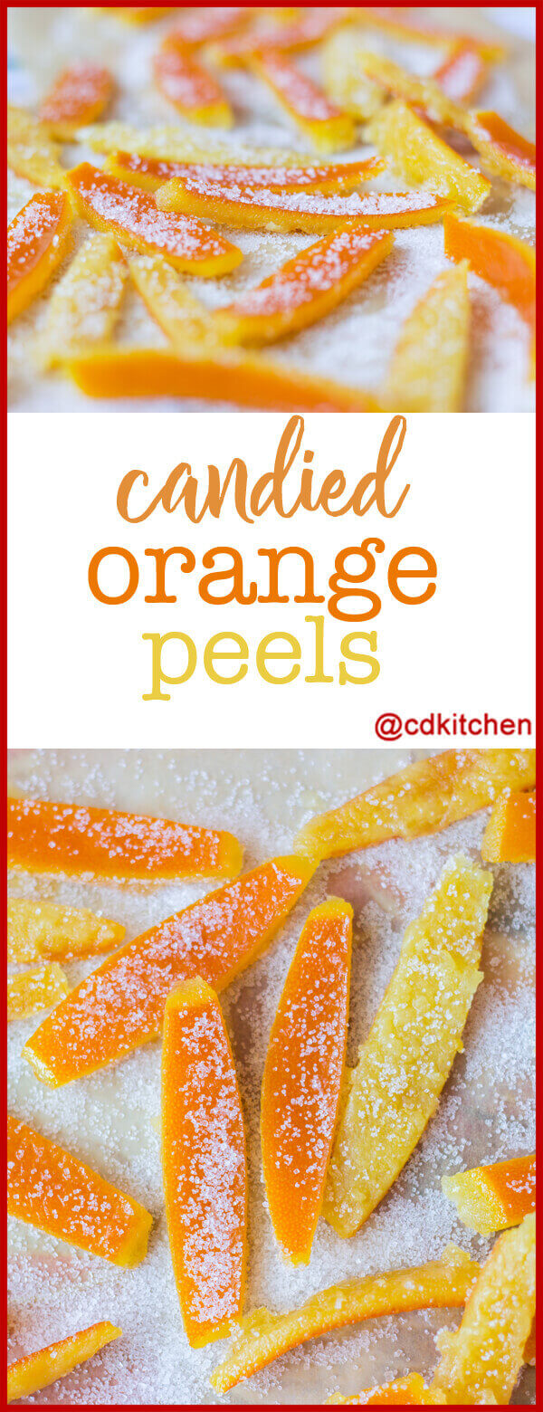 Candied Orange (or Lemon) Peel Recipe