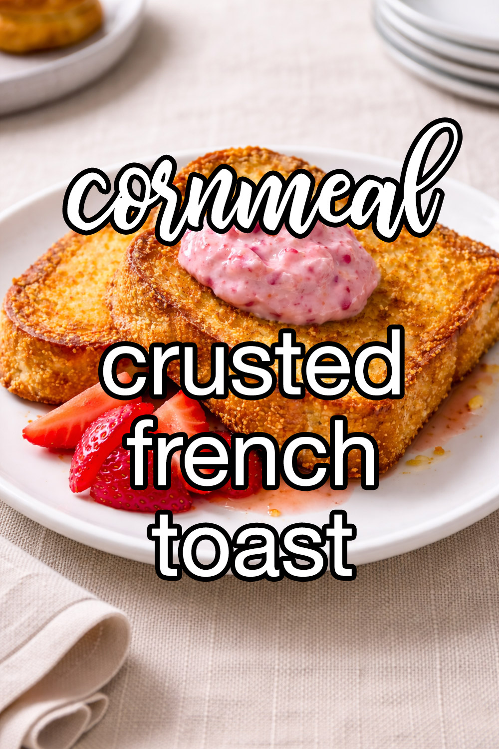 Cornmeal-Crusted French Toast With Strawberry Butter Recipe