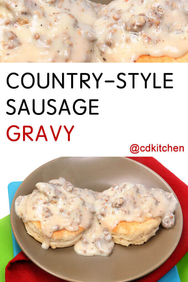 Country-Style Sausage Gravy Recipe | CDKitchen.com