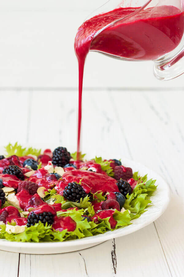 Creamy Raspberry Dijon Vinaigrette Recipe | CDKitchen