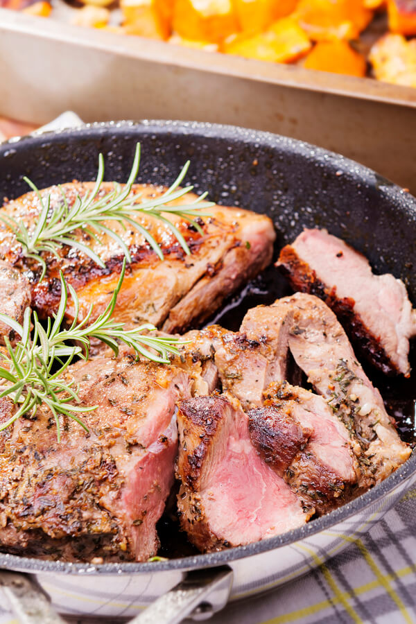 Grilled Lamb with Garlic Mint Sauce Recipe