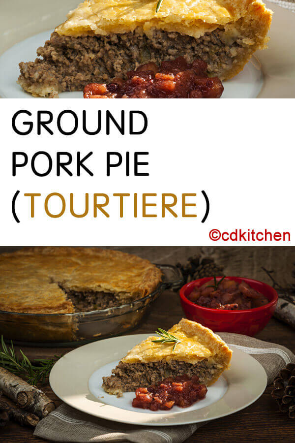 Tourtiere (Ground Pork Pie) Recipe