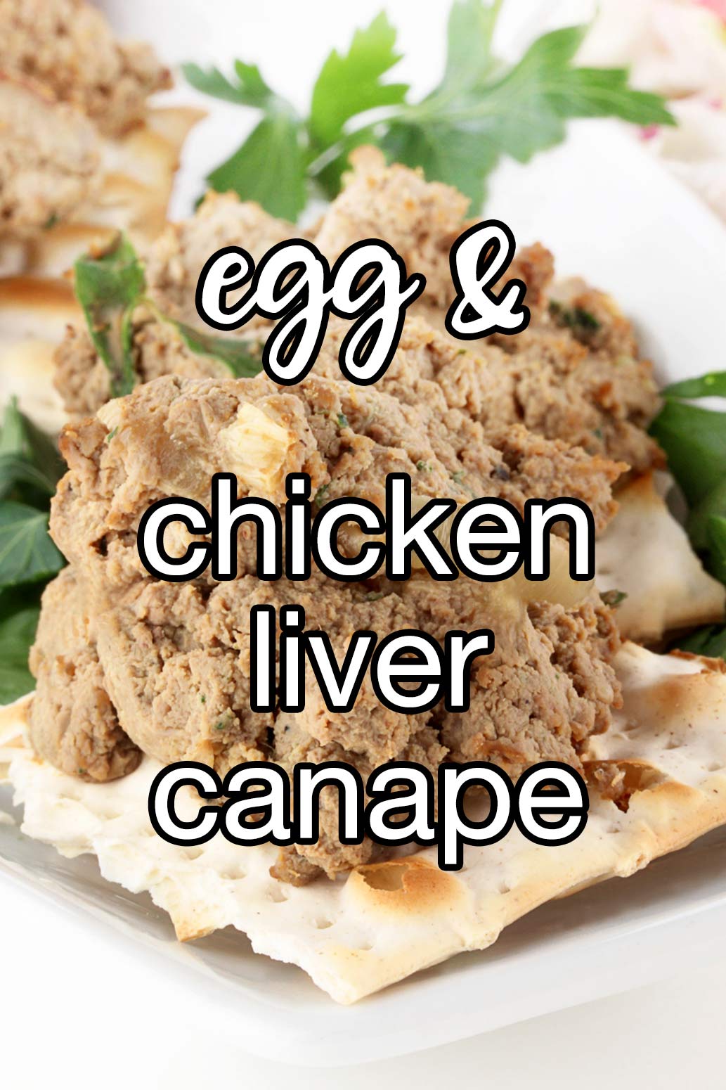 Egg And Chicken Liver Canape Recipe