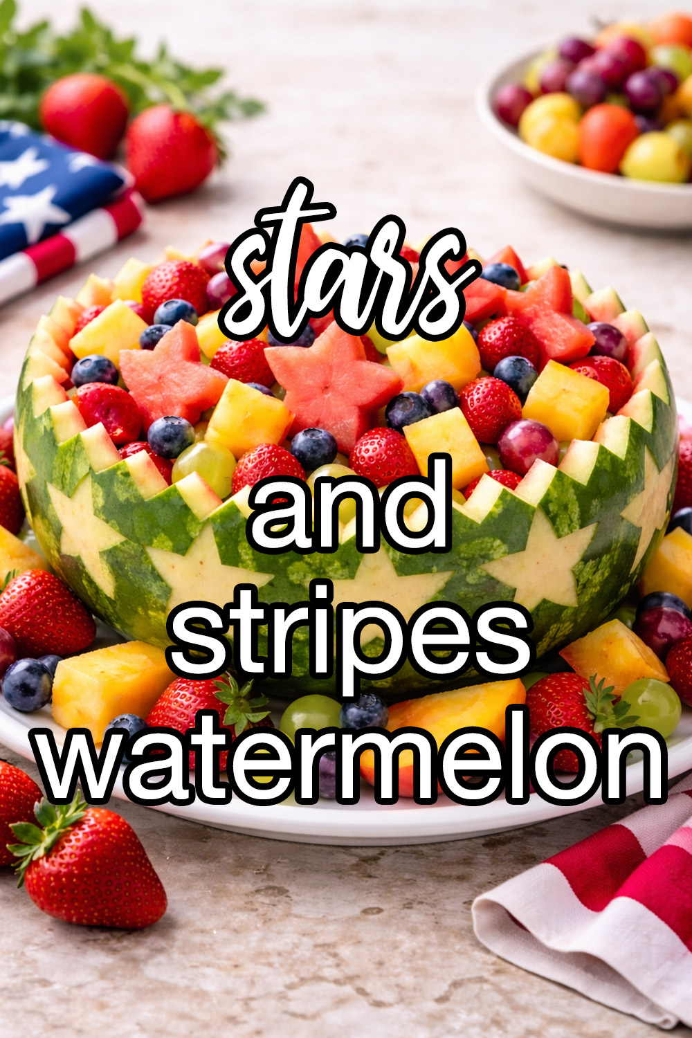 Stars And Stripes Watermelon Recipe