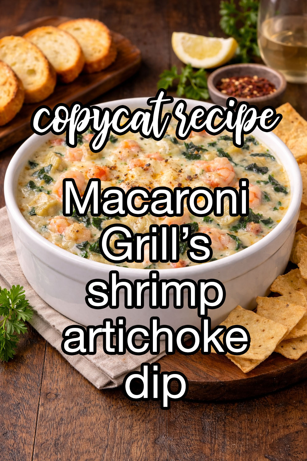 Macaroni Grill's Shrimp & Artichoke Dip Recipe