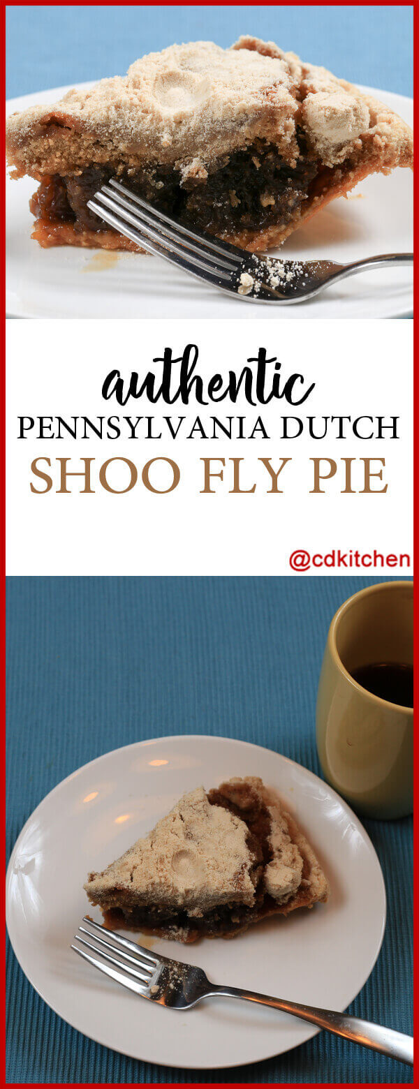 Authentic Pennsylvania Dutch Shoo Fly Pie Recipe