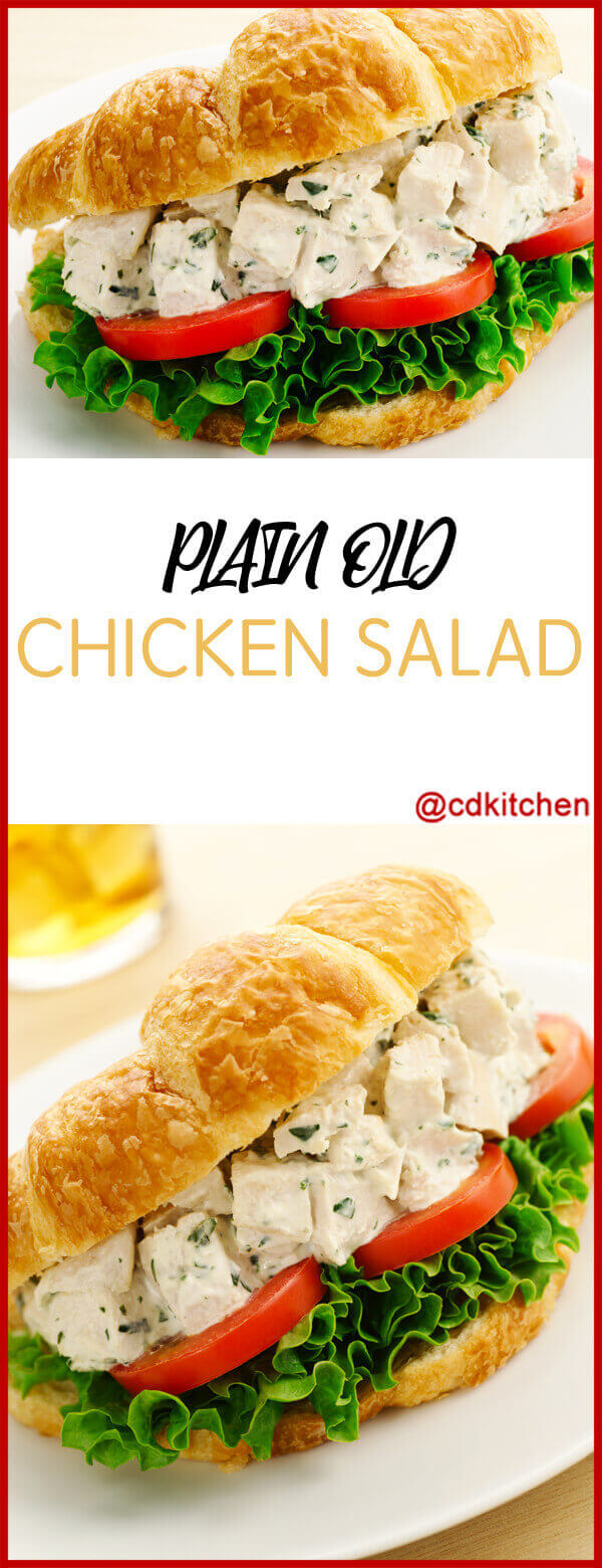 Basic Plain Old Chicken Salad Recipe | CDKitchen.com