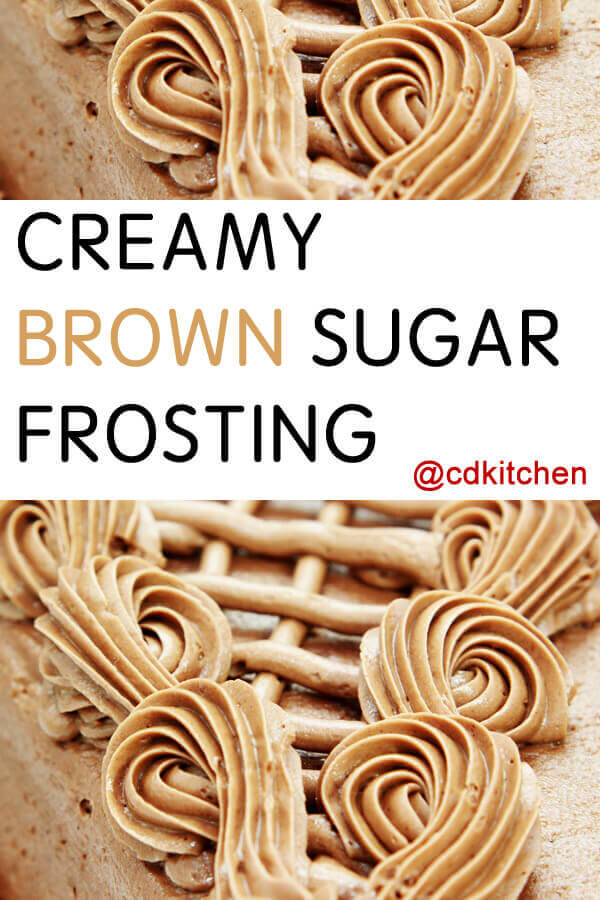 Creamy Brown Sugar Frosting Recipe