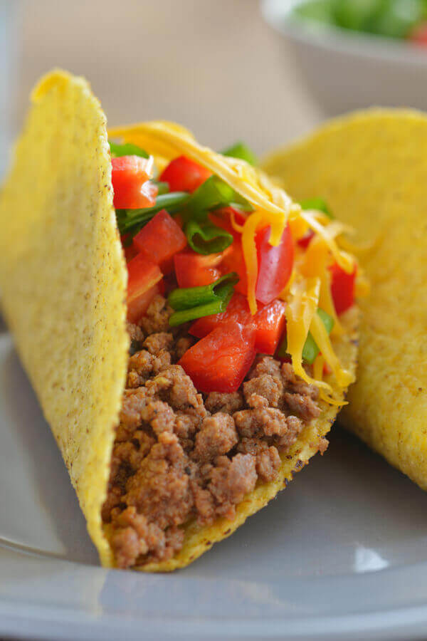 Crock Pot All Natural Meaty Vegetable Tacos Recipe | CDKitchen.com