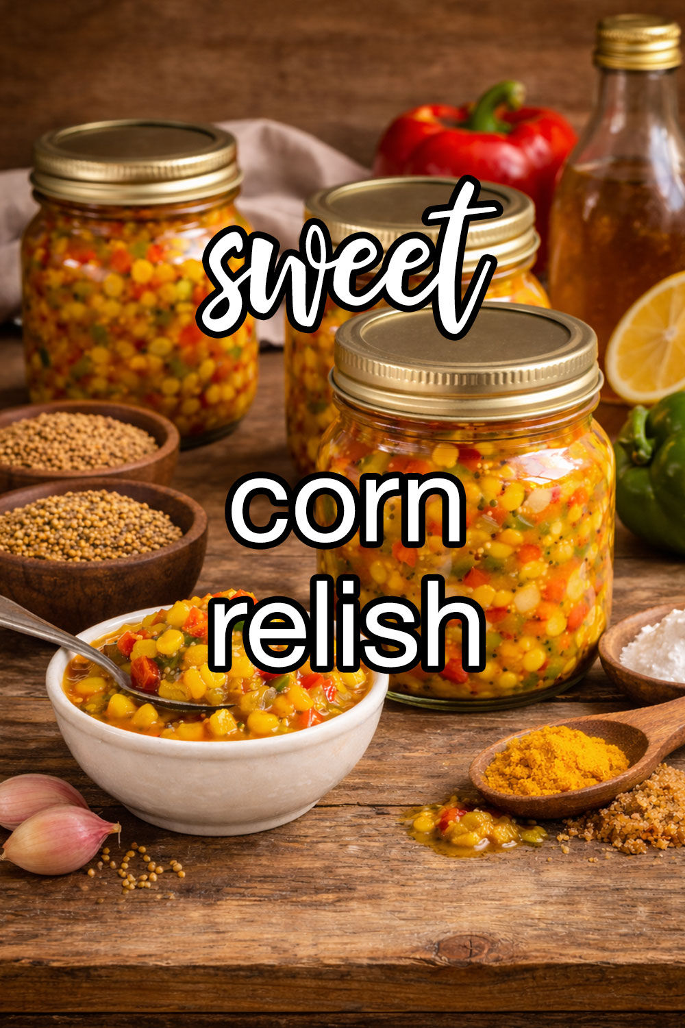 Sweet Canned Corn Relish Recipe
