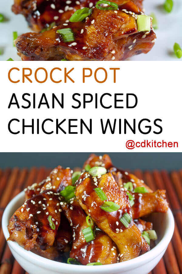 Crock Pot Asian Spiced Chicken Wings Recipe