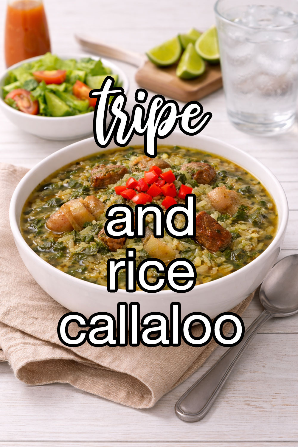 Tripe And Rice Callaloo Cookup Recipe