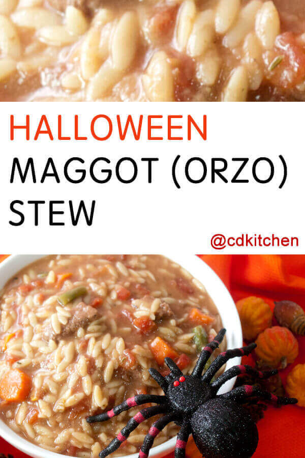Halloween Maggot Stew Recipe | CDKitchen.com