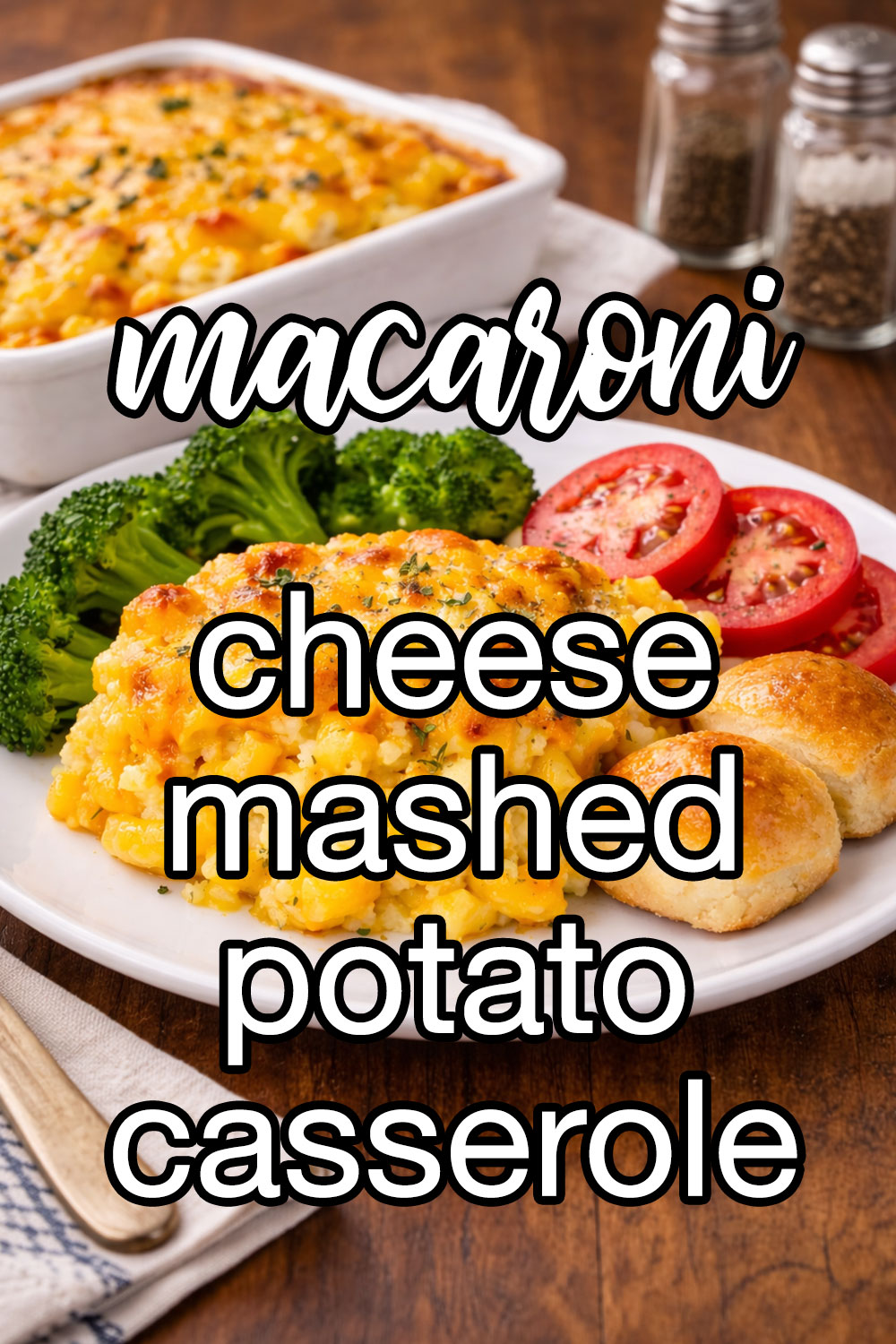 Tasty Macaroni, Cheese, And Mashed Potato Casserole Recipe