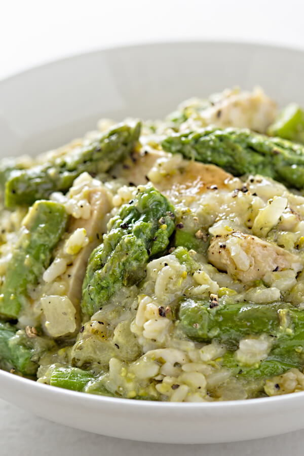 Asparagus And Chicken Risotto Recipe