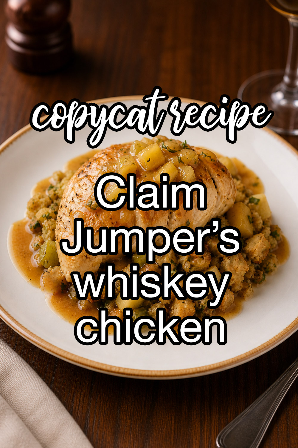 Claim Jumper's Whiskey Chicken Recipe
