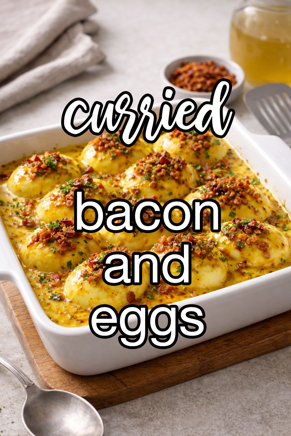 Curried Bacon And Eggs Recipe
