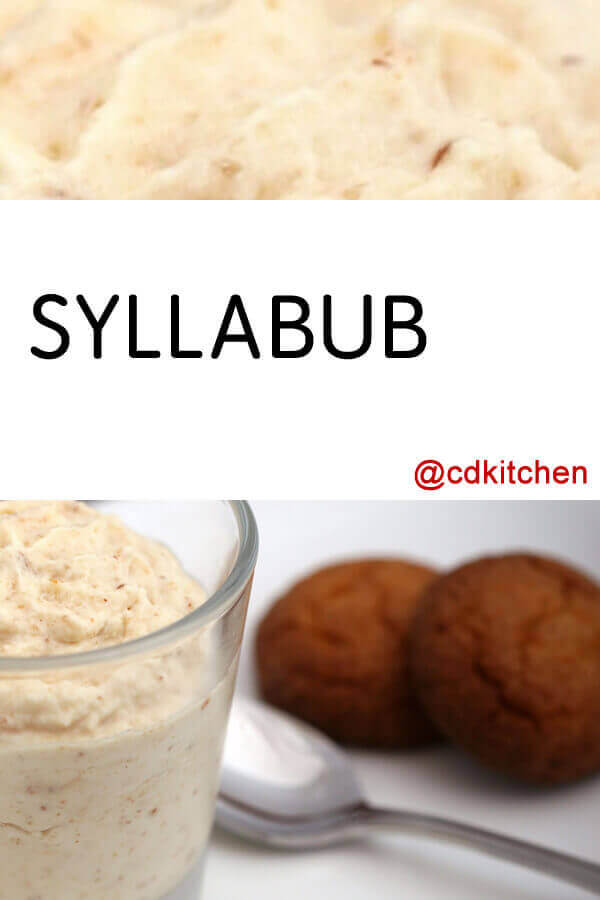 Syllabub Recipe