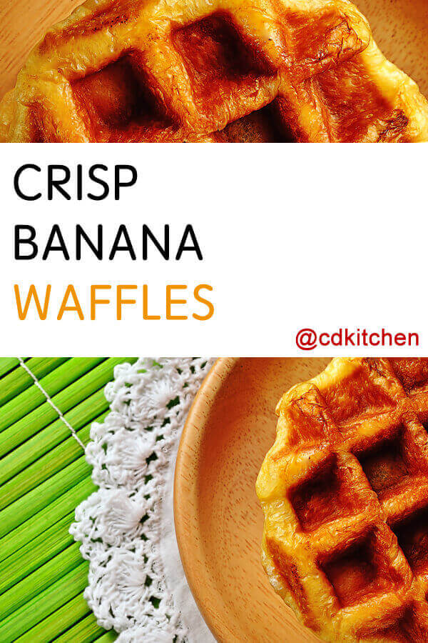 Crisp Banana Waffles Recipe