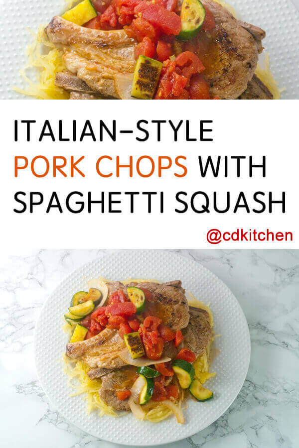 Italian-Style Pork Chops With Spaghetti Squash Recipe | CDKitchen.com