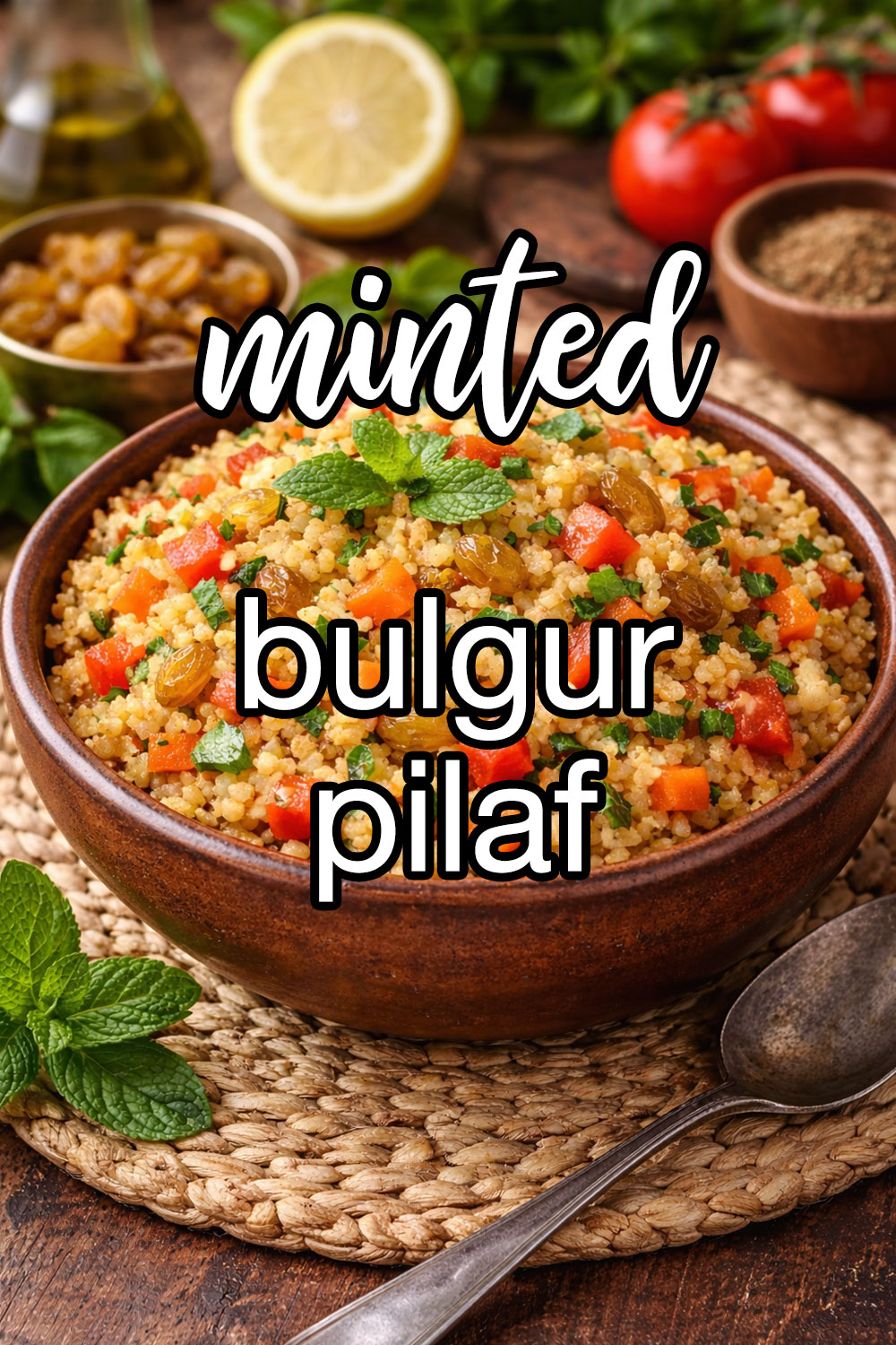 Minted Bulgur Pilaf Recipe
