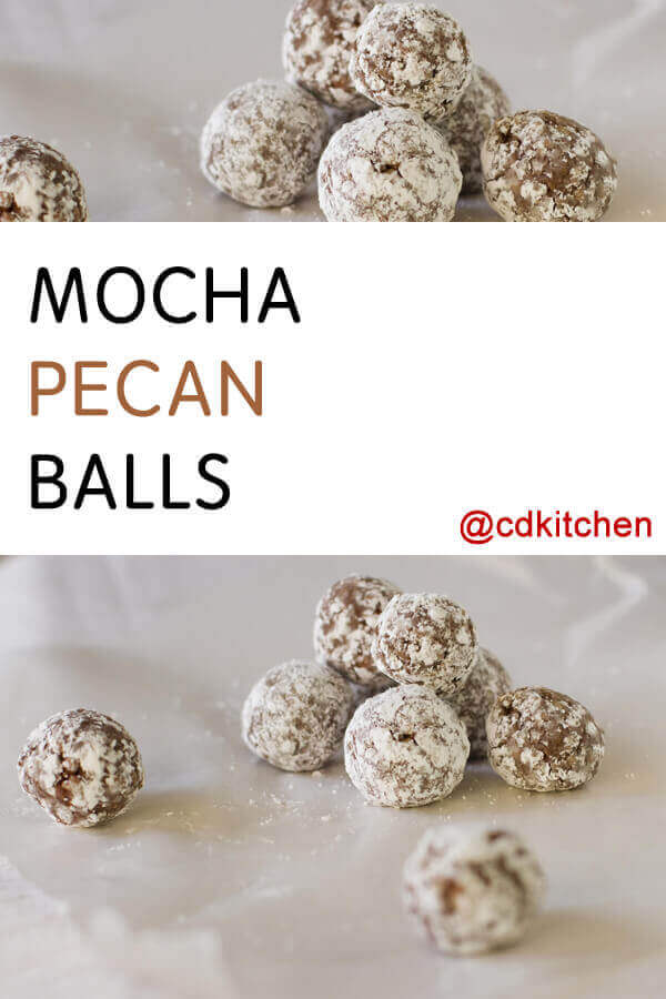 Mocha Pecan Balls Recipe