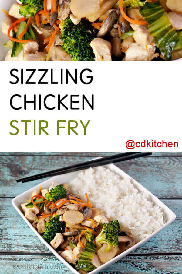 Sizzling Chicken Stir Fry Recipe | CDKitchen.com