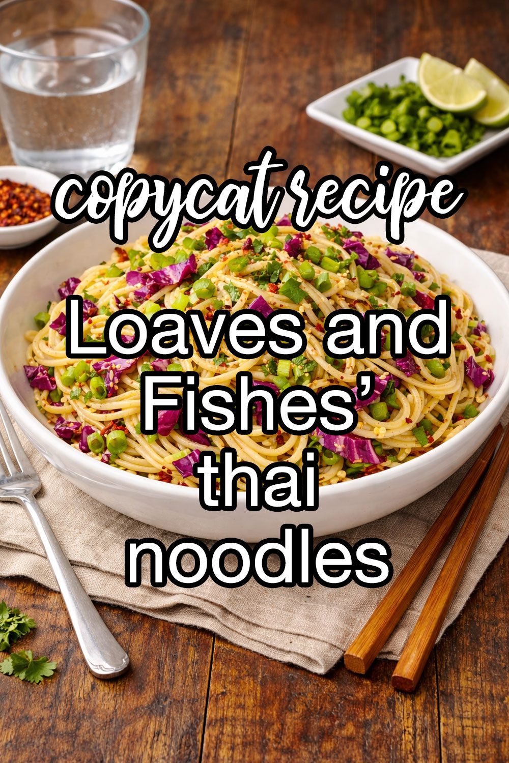 Loaves and Fishes' Thai Noodles Recipe