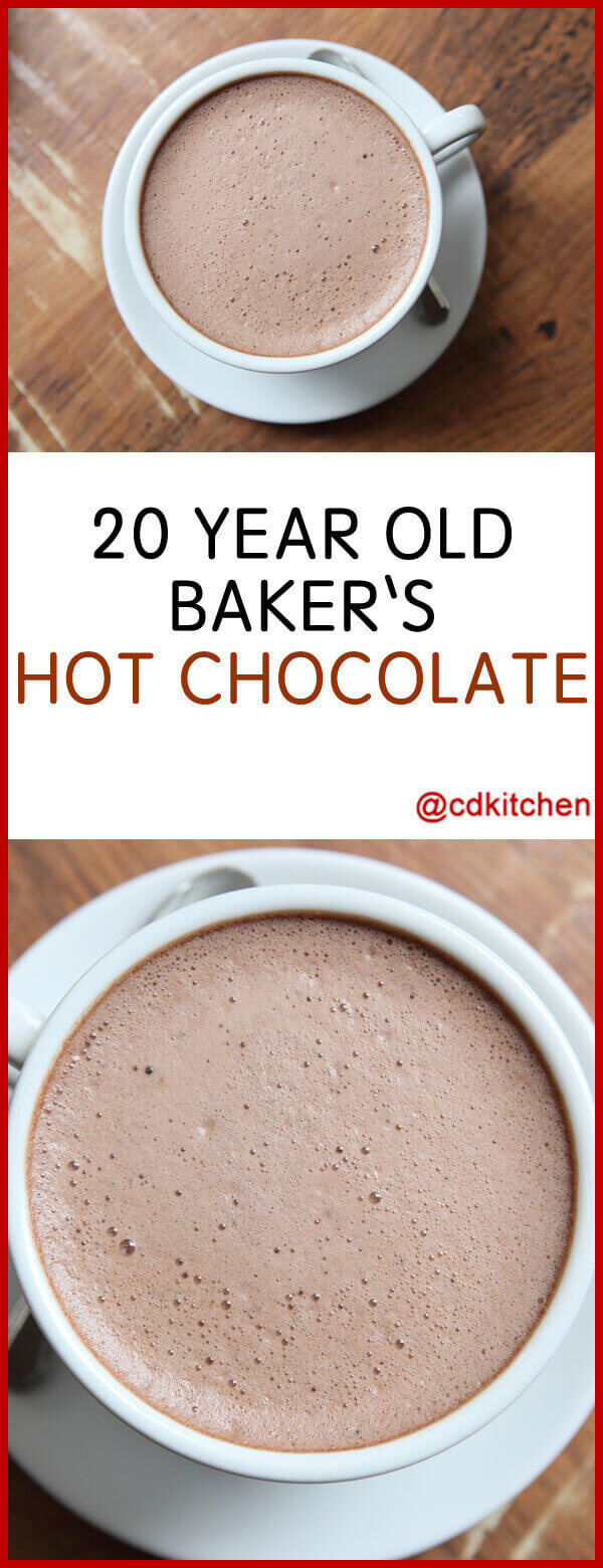 20 year old Baker's Hot Chocolate Recipe
