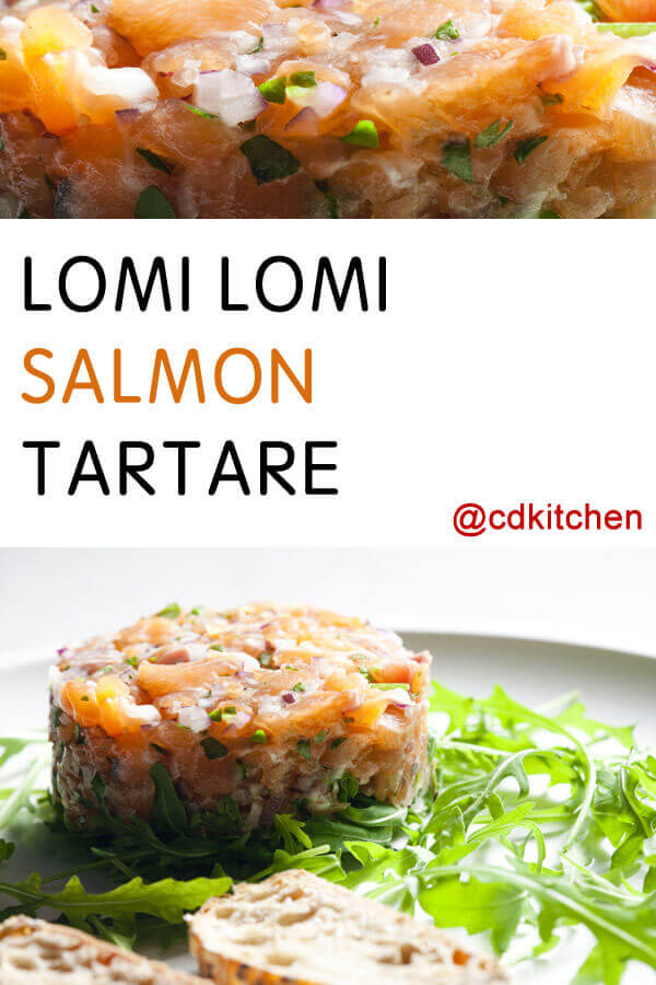Lomi Lomi Salmon Tartare Recipe