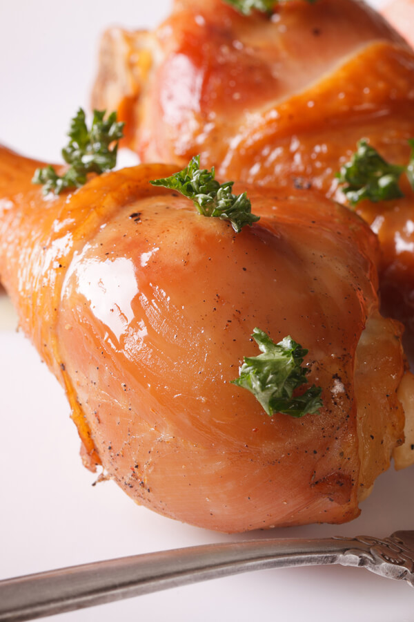 Peach Glazed Pheasant Recipe