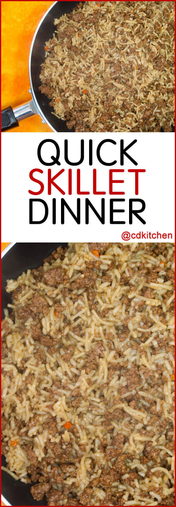 Quick Skillet Dinner Recipe