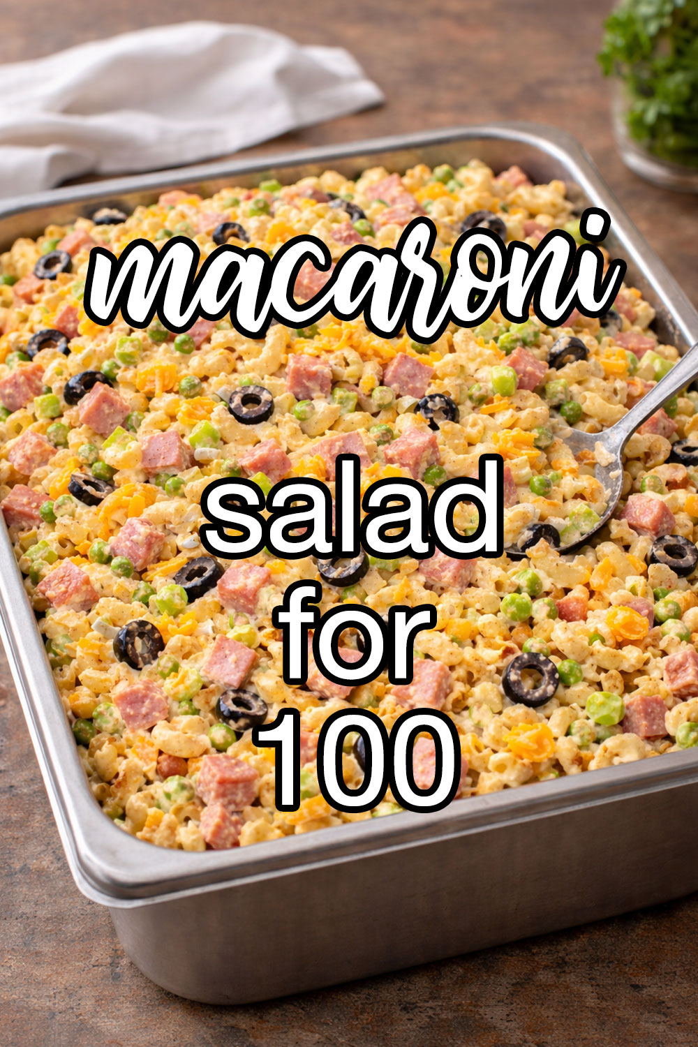 Macaroni Salad for 100 Recipe
