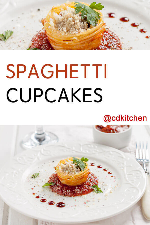 Spaghetti Cupcakes Recipe