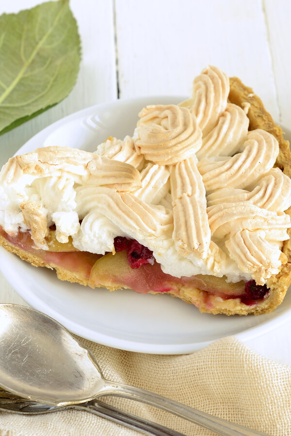 Apple Pie with Apple Brandy Whipped Cream Recipe