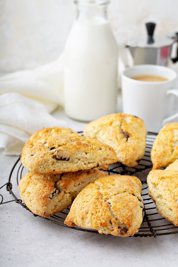 Chocolate Chip Banana Scones Recipe