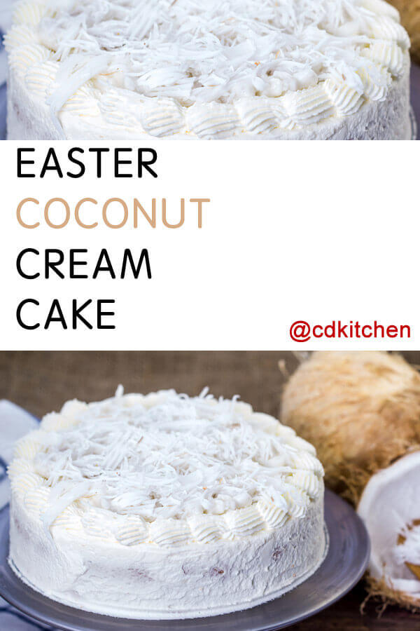 Easter Coconut Cream Cake Recipe