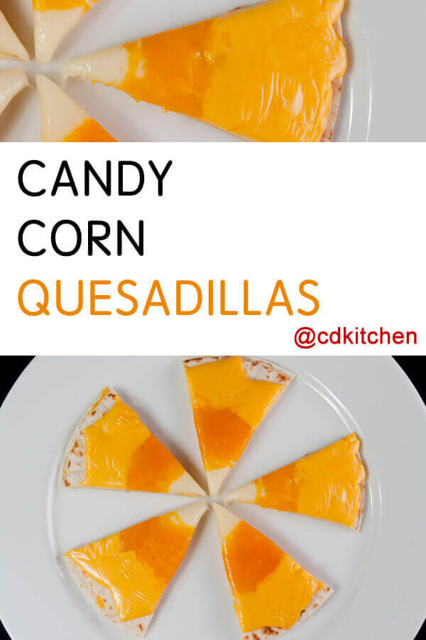 Candy Corn Quesadillas Recipe