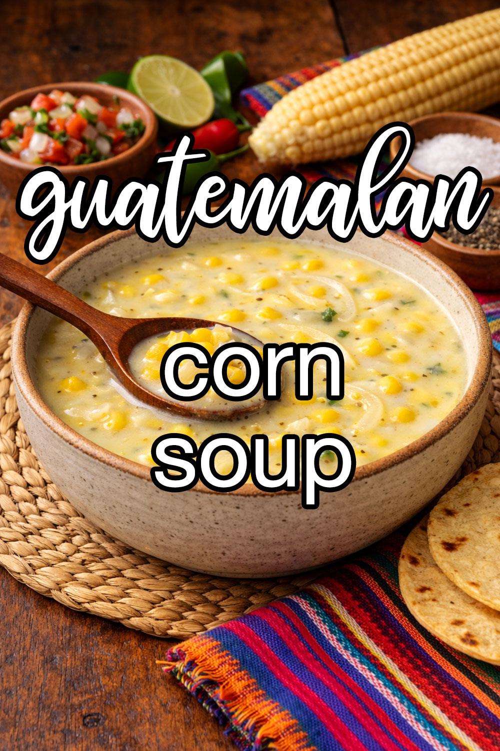 Guatemalan Corn Soup Recipe