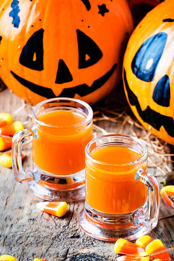 Orange Glow Halloween Punch Recipe | CDKitchen