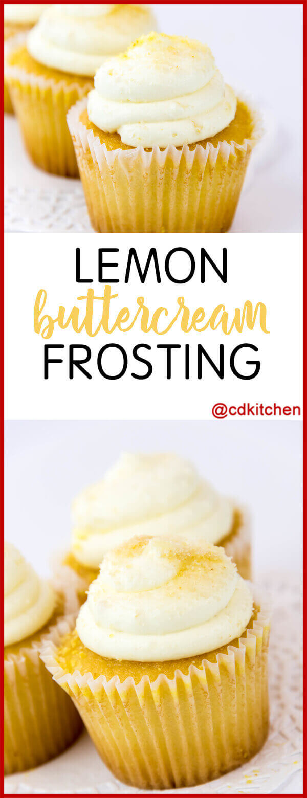 Lemon Buttercream Frosting Recipe | CDKitchen.com