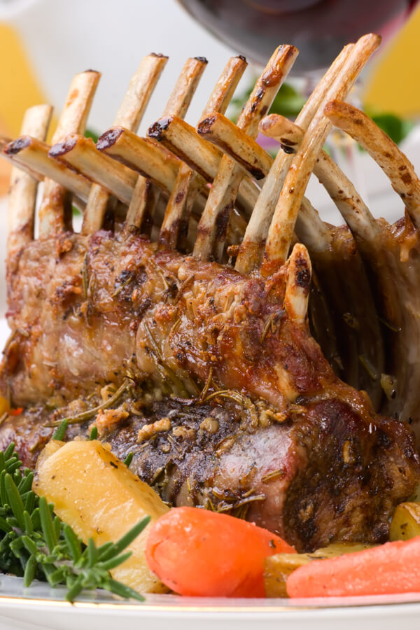 Rack Of Lamb With A Mustard Rub Recipe