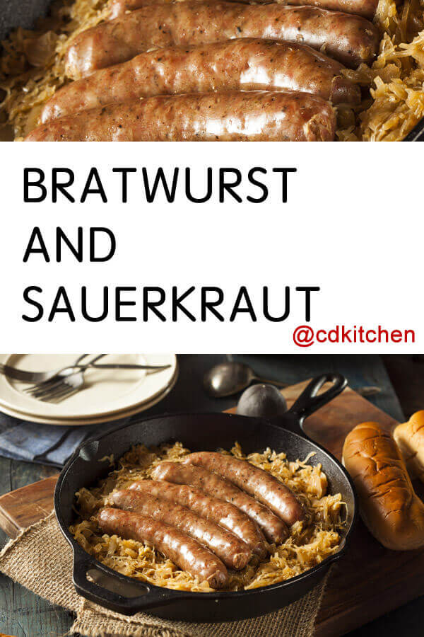 Bratwurst and Sauerkraut Recipe