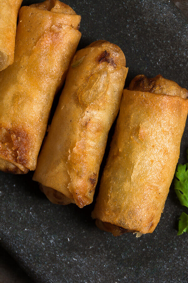 Curried Chicken Spring Rolls Recipe