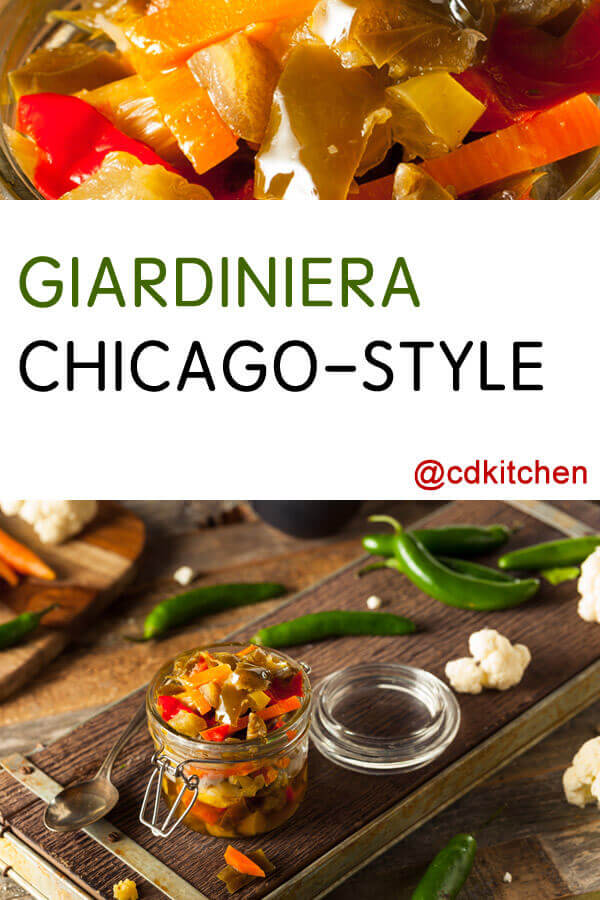 Giardiniera, Chicago-Style Recipe | CDKitchen.com