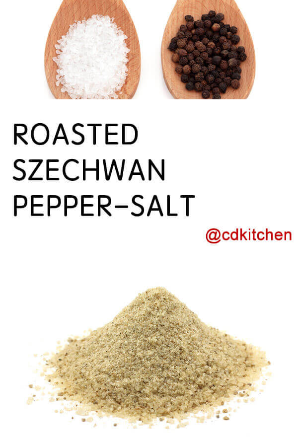 Roasted Szechwan Pepper-Salt Recipe